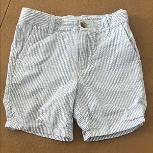 Janie and Jack Striped Blue and White Shorts Sz 6